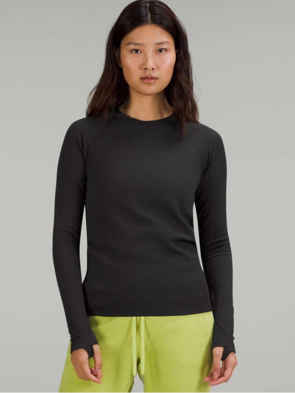 Lululemon Rest Less Pullover
Colour Rib Black / Black Size 8